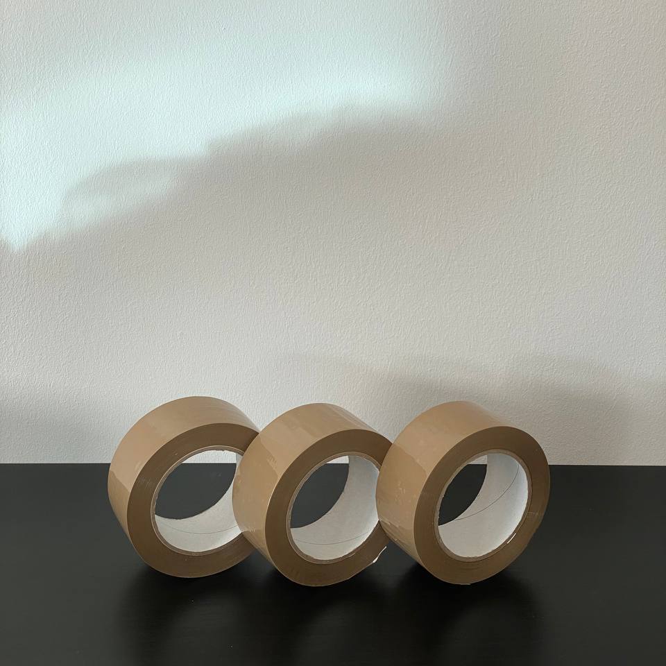 Brown tape for boxes